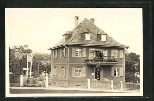 AK Bad Brambach i. Sa., Hotel-Pension Villa Elvira