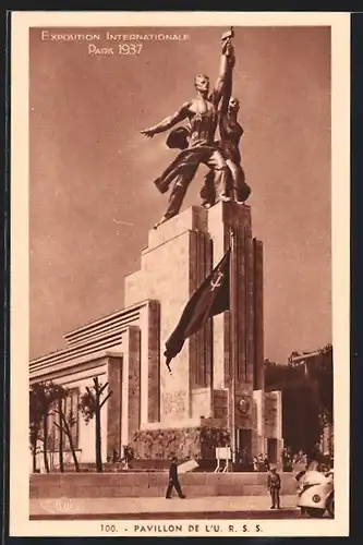 AK Paris, Exposition internationale 1937, Pavillon de L`U. R. S. S.