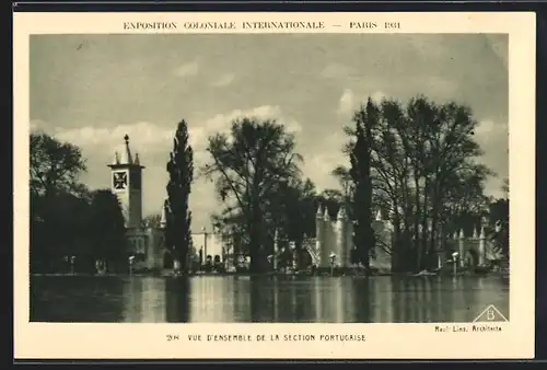 AK Paris, Exposition coloniale internationale 1931, Vue d`ensemble de la section portugaise