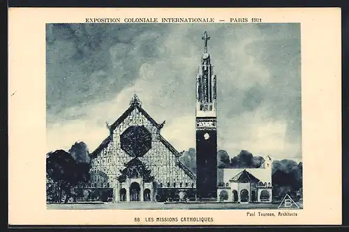 AK Paris, Exposition Coloniale Internationale 1931, Les Missions Catholiques, Ausstellung