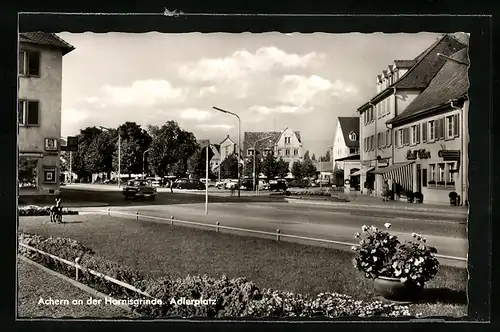 AK Achern a. d. Hornisgrinde, Adlerplatz mit Gasthaus Stadt Wien