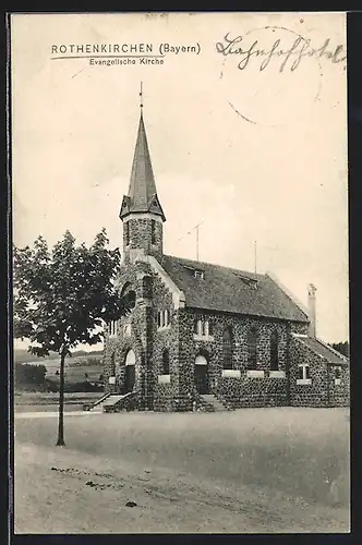 AK Rothenkirchen /Bayern, Evangelische Kirche