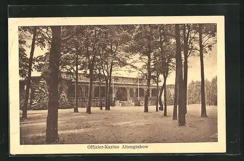 AK Altengrabow, Blick zum Offizierskasino