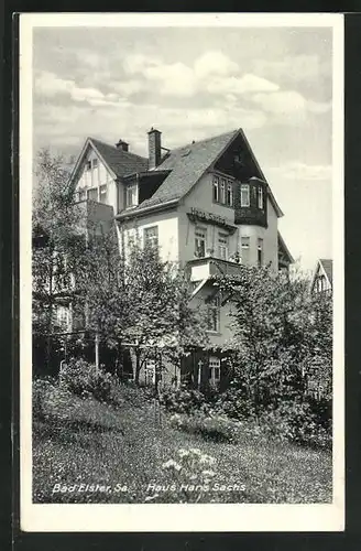 AK Bad Elster i. Sa., Hotel Hans Sachs