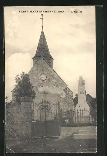 AK Saint-Martin Chennetron, L`Eglise