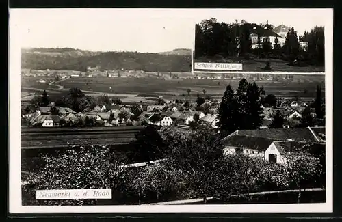 AK Neumarkt a. d. Raab, Schloss Batthjany, Ortsansicht