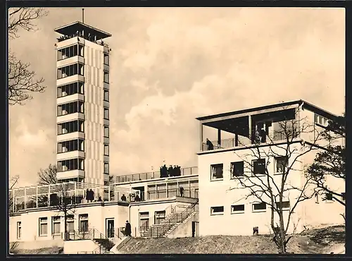 AK Berlin, Müggelturm mit Gasthaus