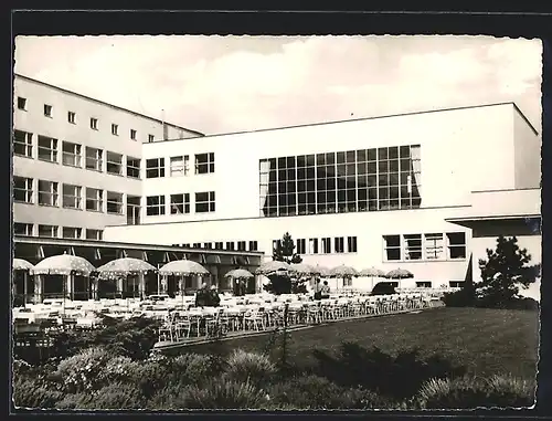 AK Bonn, Bundeshaus-Restaurant, Terrasse