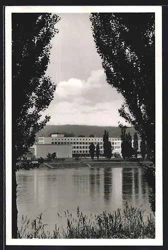 AK Bonn am Rhein, Blick zum Bundeshaus