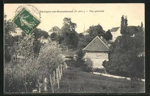 AK Savigny-en-Revermont, Vue générale