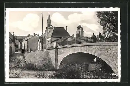 AK Toulon-sur-Arroux, Le Pont de Pontin