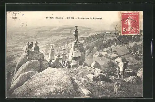 AK Uchon, Les roches du Carnaval, Felsen