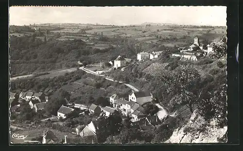 AK Gulles-ls-Roches, Vue générale prise de la Roche Percée