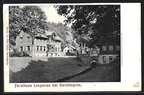 AK Geroldsgrün, Forsthaus Langenau