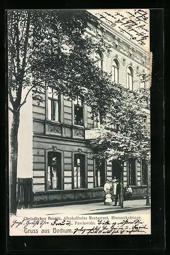 AK Bochum, Christliches Hospiz, Alkoholfreies Restaurant, Bismarckstrasse