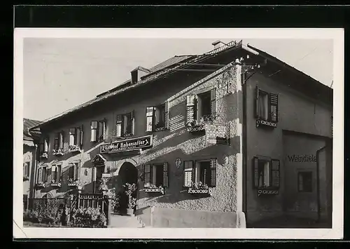 AK Radstadt, Gasthof Habersatter im Sonnenschein