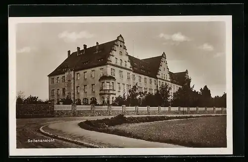 AK Würzburg, Bischöfliches Studienseminar Ferdinandeum, Seitenansicht