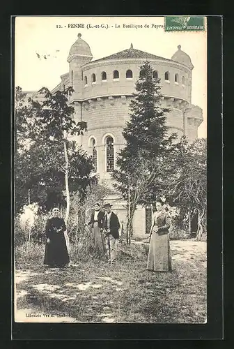 AK Penne, La Basilique de Peyragude