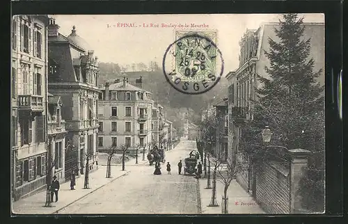 AK Épinal, la Rue Boulay-de-la-Meurthe