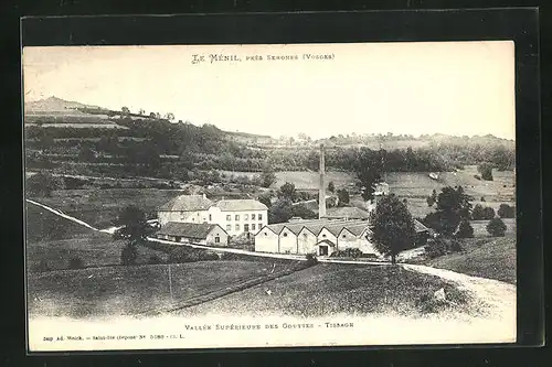 AK Le Ménil, Vallée Supérieure des Gouttes - Tissage, Weberei