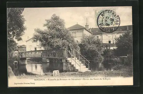 AK Rouceux, Passarelle de Ruisseau de l`Abreuvoir - Maison des Soeurs du St-Esprit