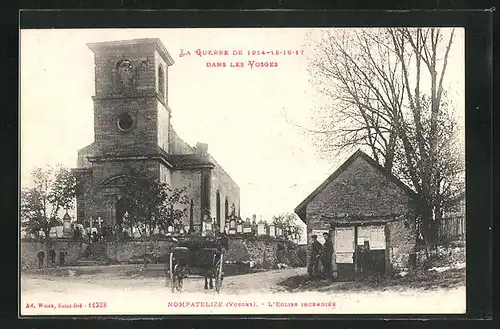 AK Nompatelize, L'Eglise Incendiée