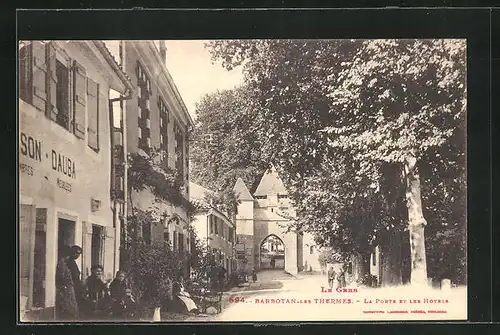 AK Barbotan-les-Thermes, La Porte et les Hotels