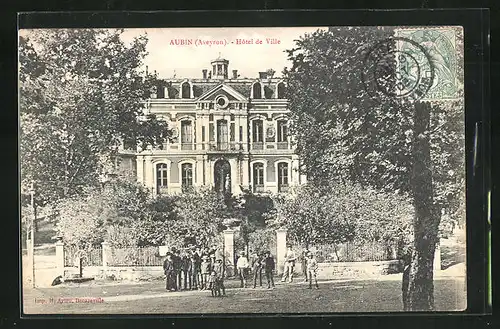 AK Aubin, Hôtel de Ville, Rathaus