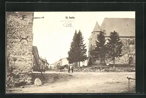 AK St. Juoin, Eglise et une Rue