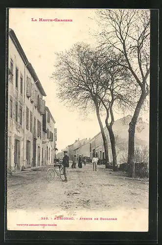 AK Aurignac, Avenue de Boulogne