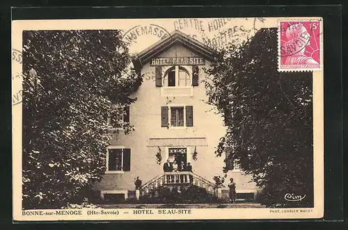 AK Bonne-sur-Menoge, Hotel Beau-Site