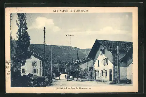 AK Vulbens, Rue du Commerce, Panorama