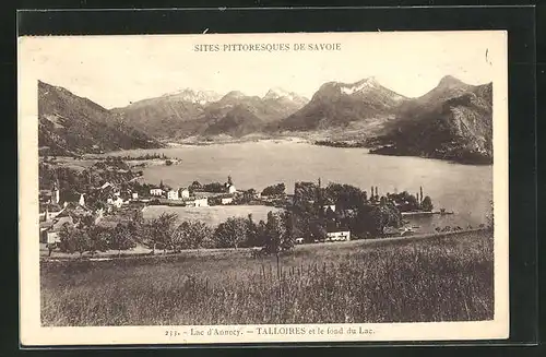 AK Talloires, Vue générale et le fond du Lac