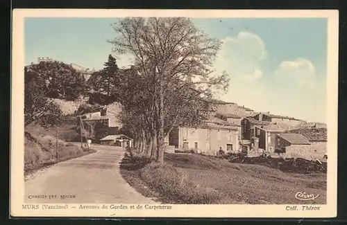 AK Murs, Avenues de Gordes et de Carpentras