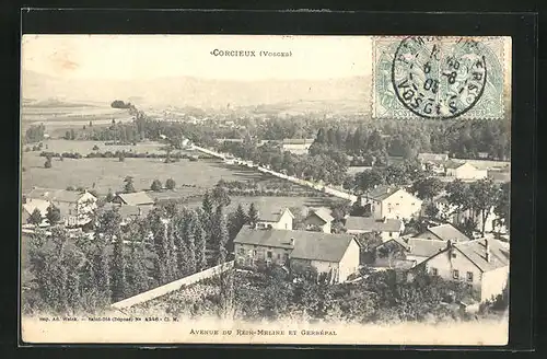 AK Corcieux, Avenue du Rein-Meline et Gerbépal