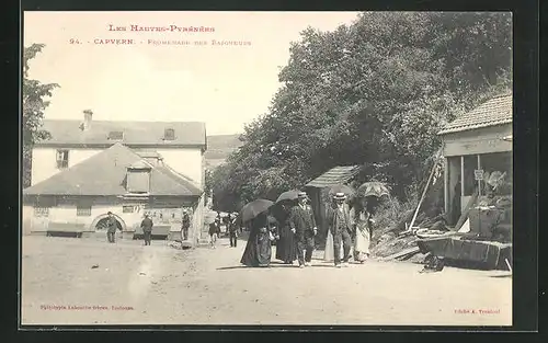 AK Capvern, Promenade des Baigneurs