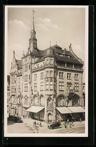 AK Karlsruhe, Moninger, Ecke Kaiserstrasse