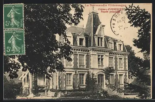 AK Orbiquet, Chateau, Facade principale