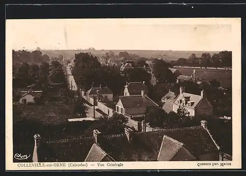 AK Colleville-sur-Orne, Vue generale aus der Vogelschau