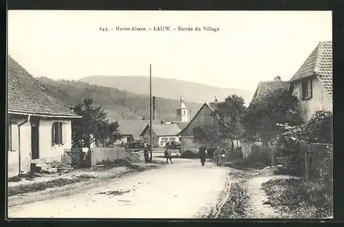 AK Lauw, Entrée du Village, Ortseingang