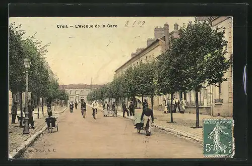 AK Creil, L`Avenue de la Gare