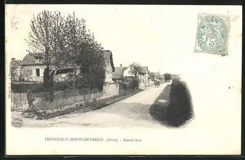 Passepartout-AK Fresneaux-Montchevreuil, Entrée Sud