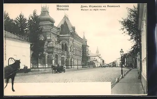 AK Moscou, Maison au style russe