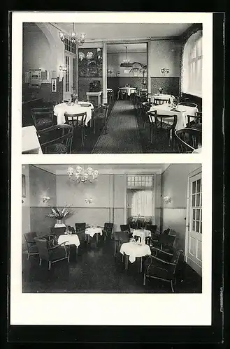 AK Buxtehude, Hotel Mackenthun C. u. E. Heydel, Innenansichten