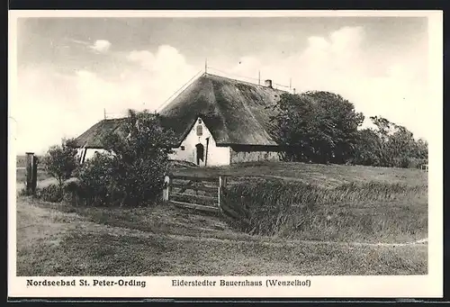 AK Sankt Peter-Ording, Eiderstedter Bauernhaus (Wenzelhof)