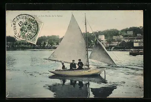 AK Billancourt, Les Bords de la Seine