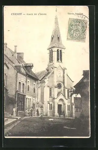 AK Cernoy, Place de l'Eglise