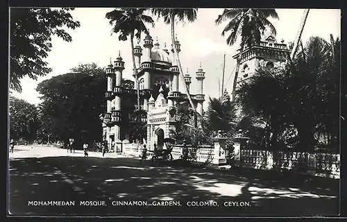 AK Ceylon, Mohammedan Mosque, Cinnamon Gardens