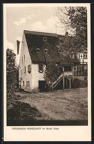 AK Murrhardt, Ferienheim Hotel Hörschhof im Murrh. Wald