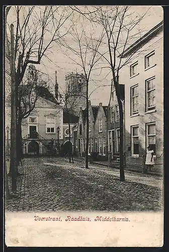 AK Middelharnis, Voorstraat, Raadhuis